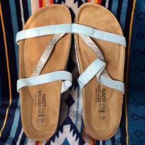 Naot leather strap sandal all leather NEW